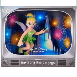 NIB Disney100“Wonderful World of Color” Tinker Bell Plushie